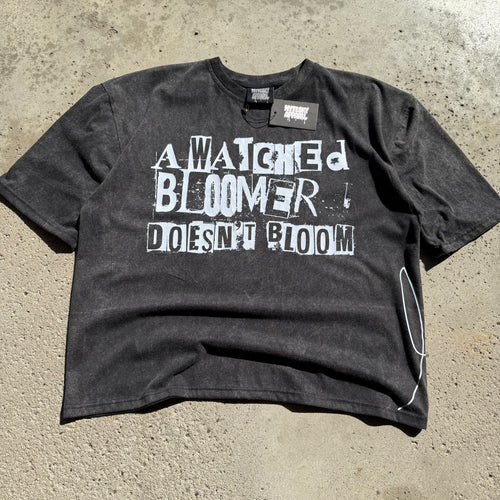 A Watched Bloomer Doesn’t Bloom NSA Black Tee Size L