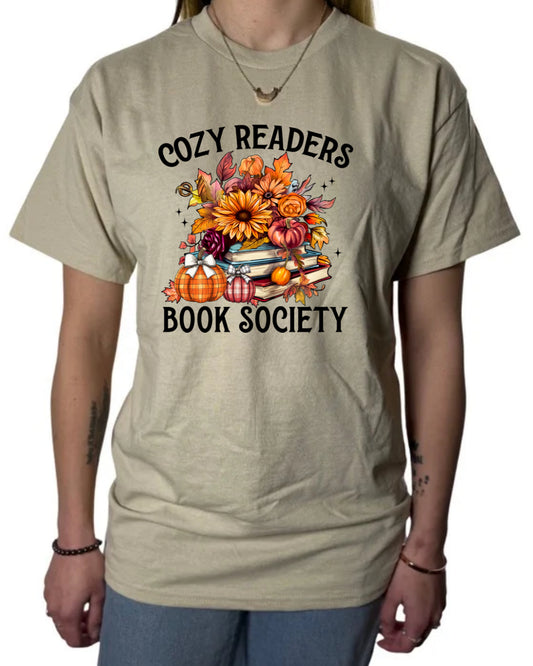 Cozy Readers Book Society Gildan Tops