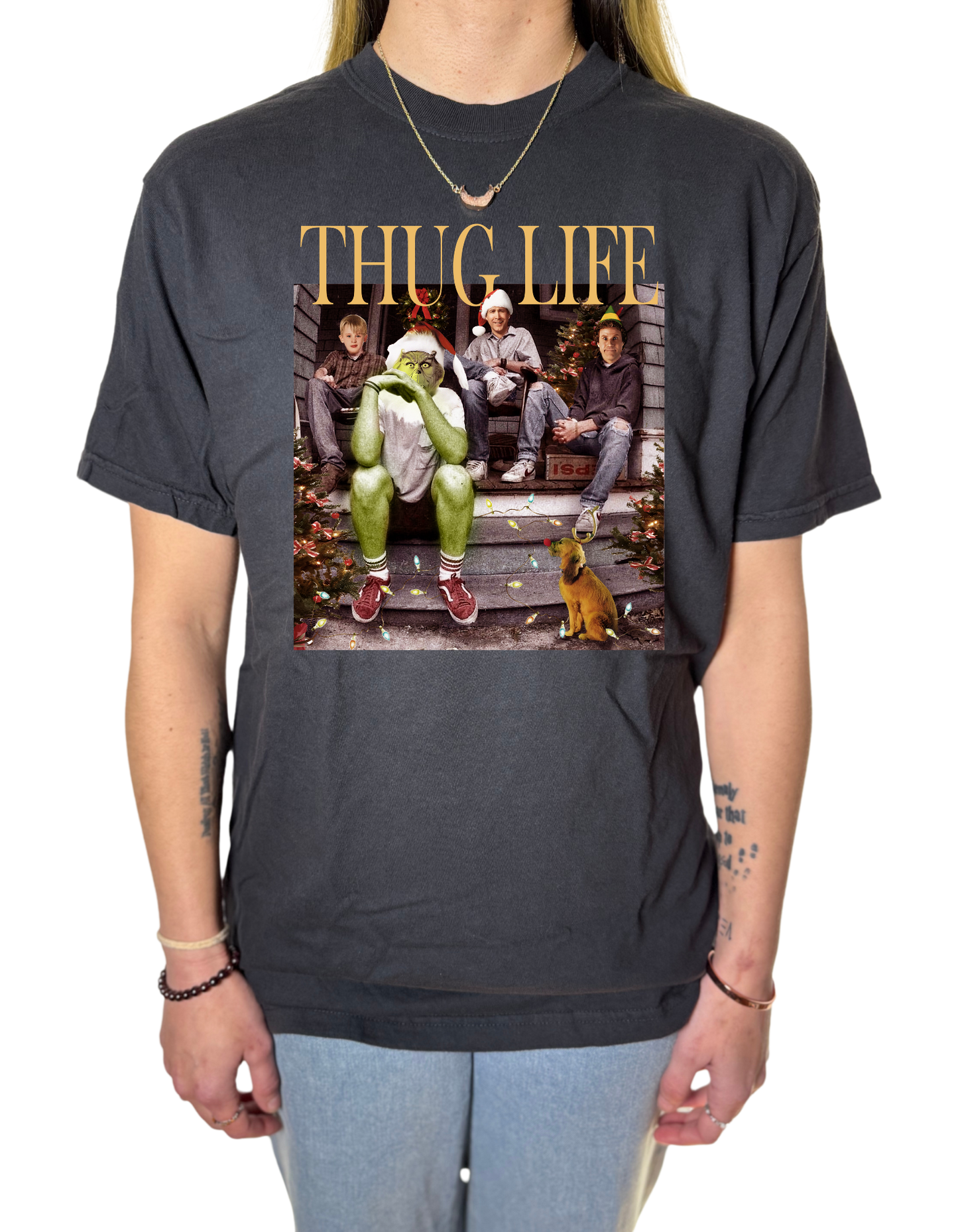 Thug Life Christmas Comfort Colors Tee