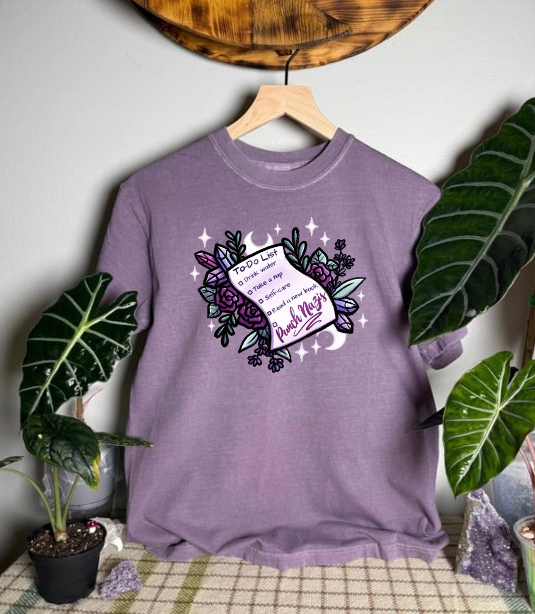 To Do List Comfort Colors Tee