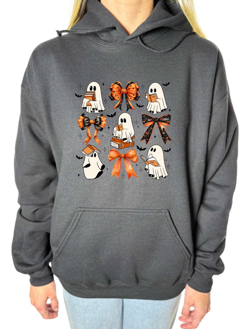 Ghosts and Books Gildan Tops