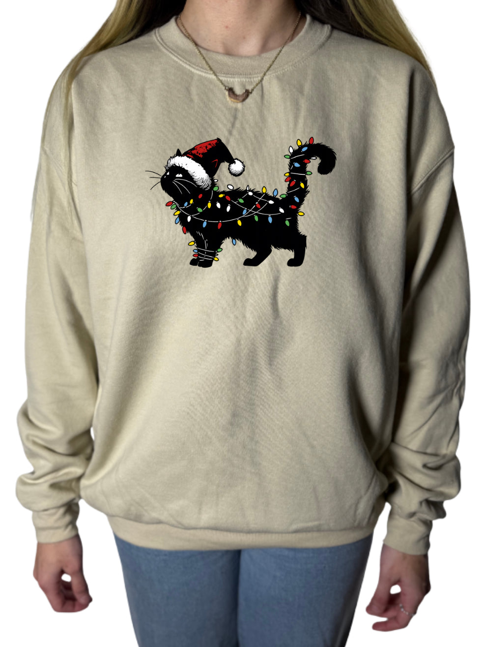 Holiday Cat Gildan Tops