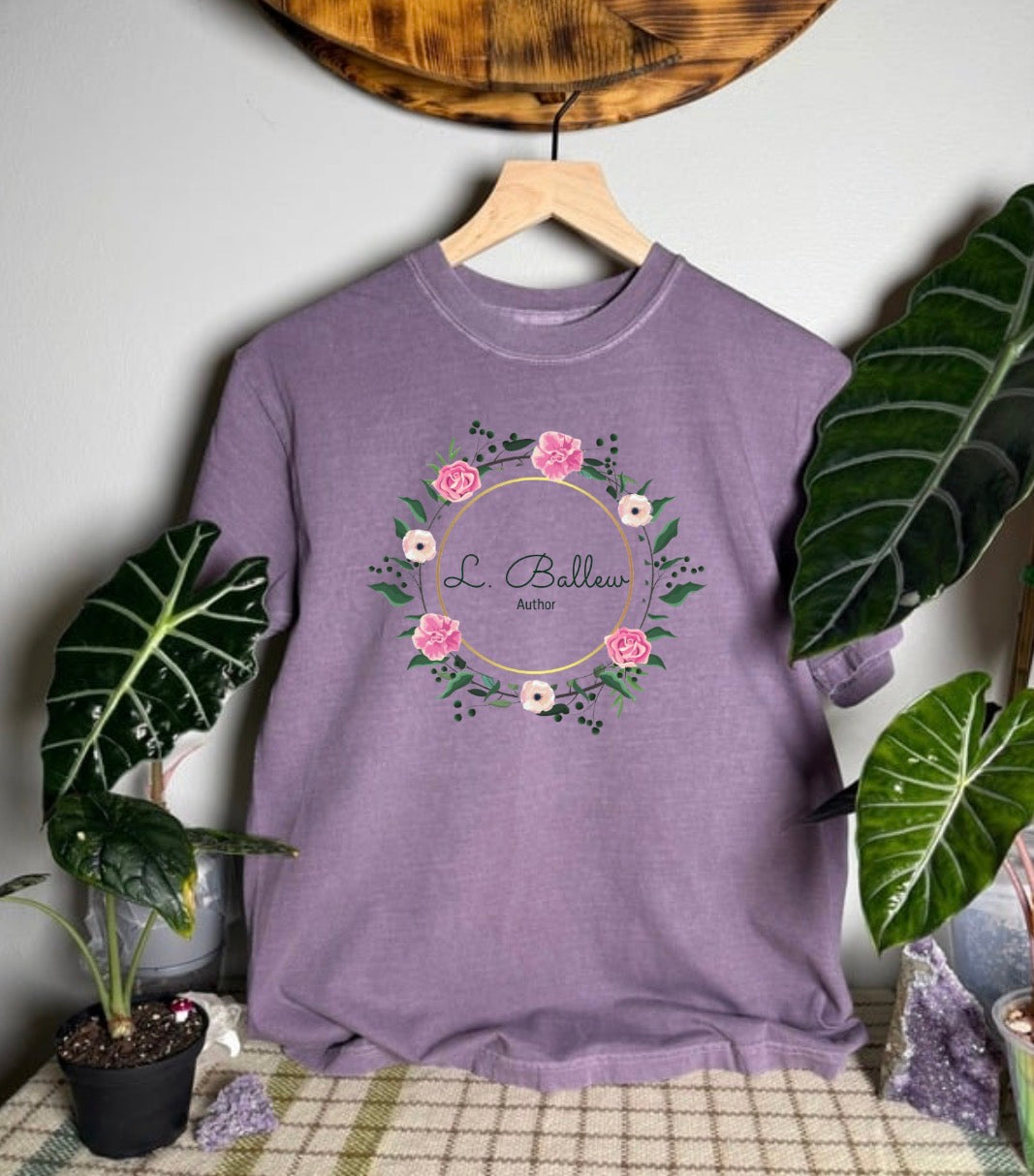 Officially Licensed L Ballew: L Ballew Author Comfort Colors Tee