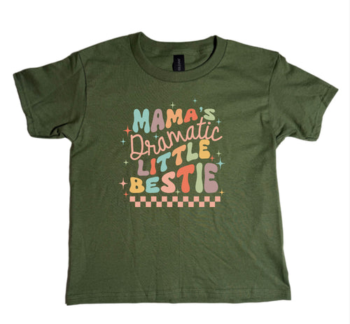 Dramatic Lil Bestie Gildan Youth Tee