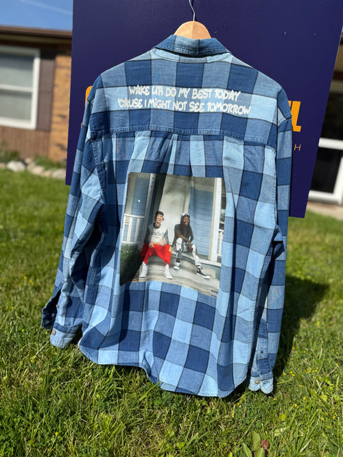 Upthrift MGK & Wiz Button Up Size M