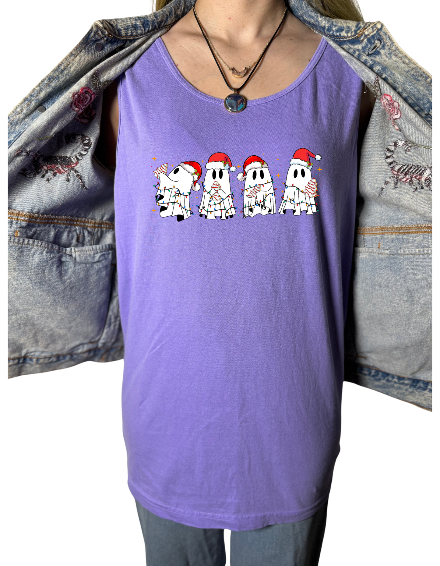 Christmas Cakes & Ghosties Tank