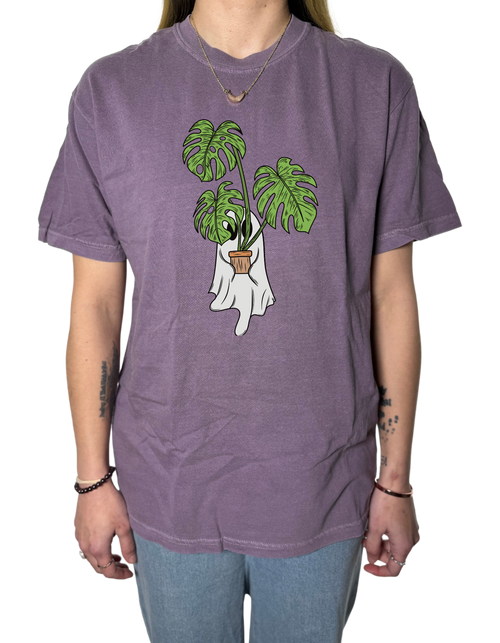 Monstera Ghostie Comfort Colors Tee