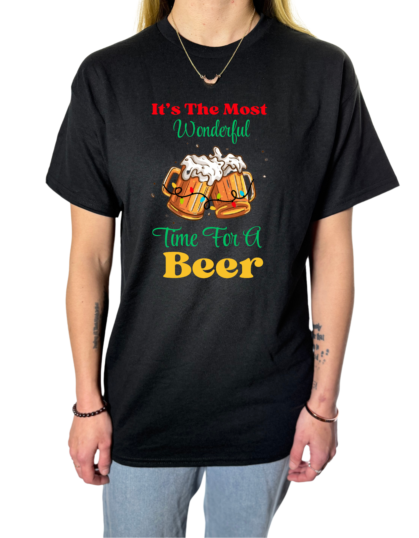 Wonderful Time For A Beer Gildan Tops