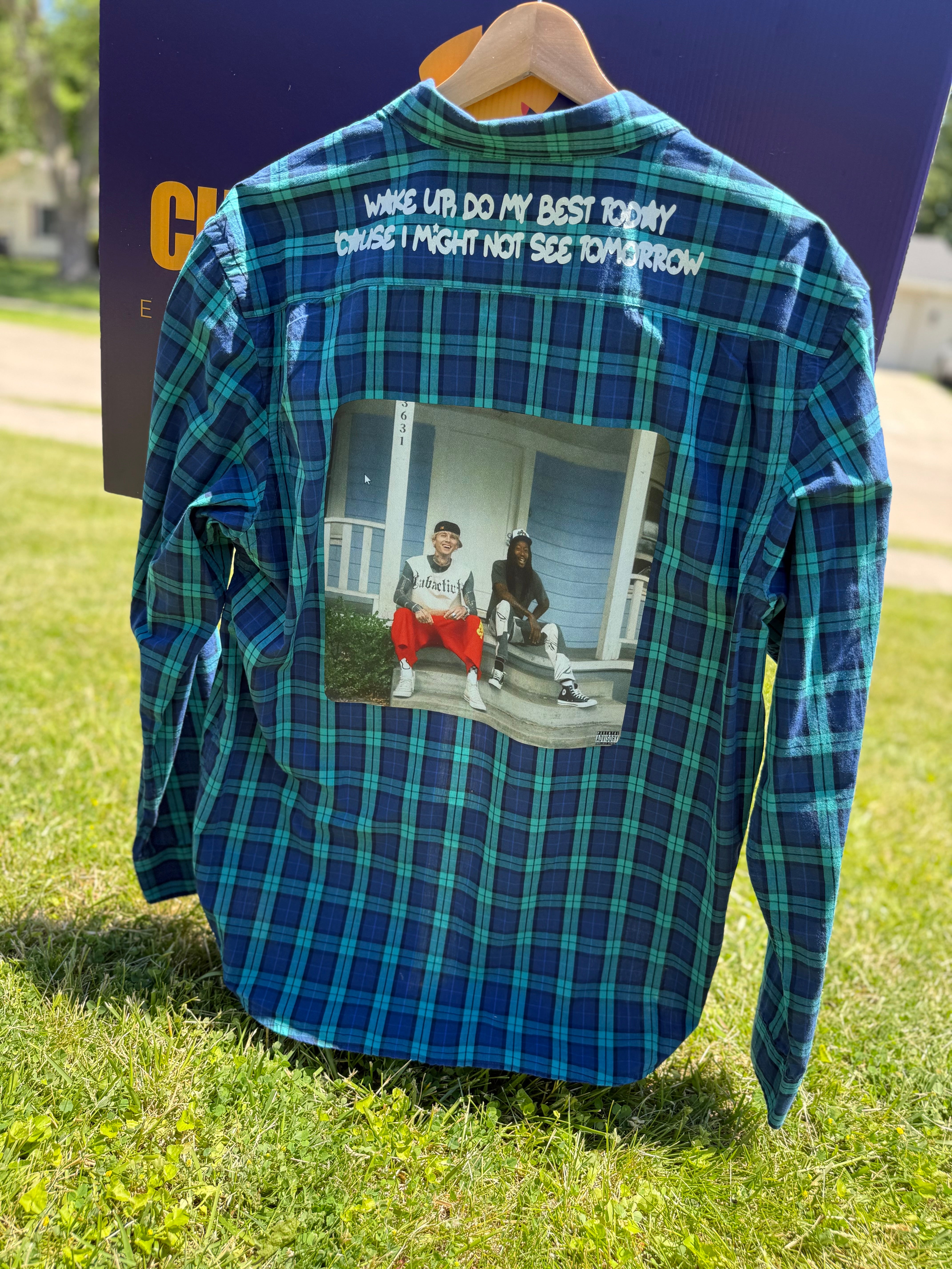 Upthrift MGK & Wiz Button Up Size L