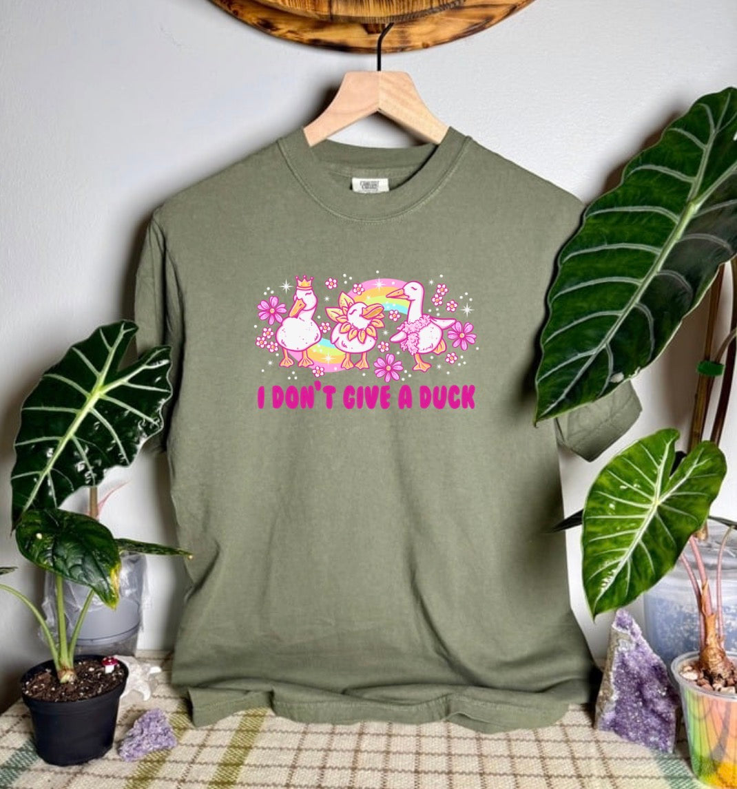 Don’t Give A Duck Comfort Colors Tee