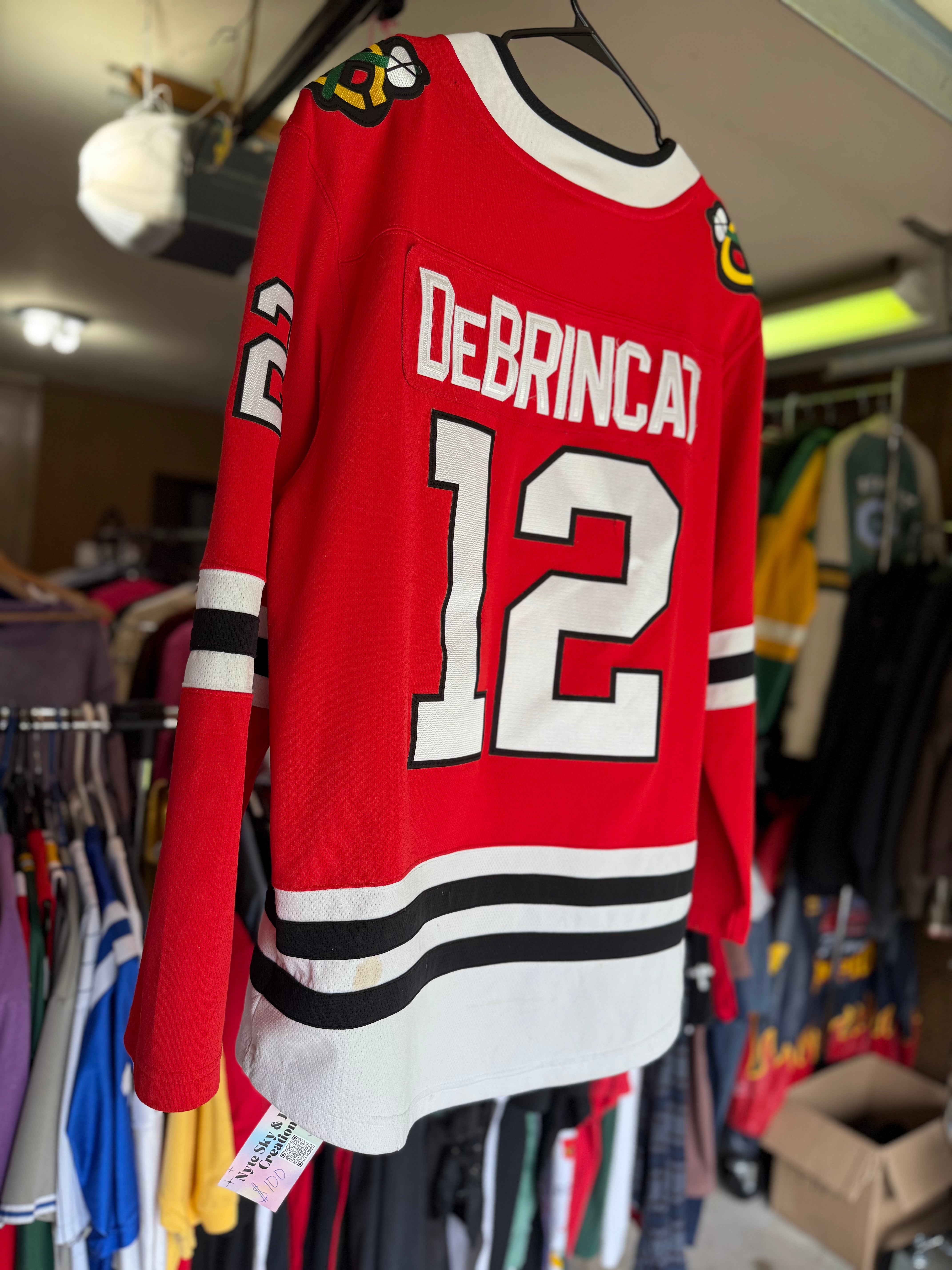 Preloved Fanatics Chicago Blackhawks Debrincat Jersey Size L