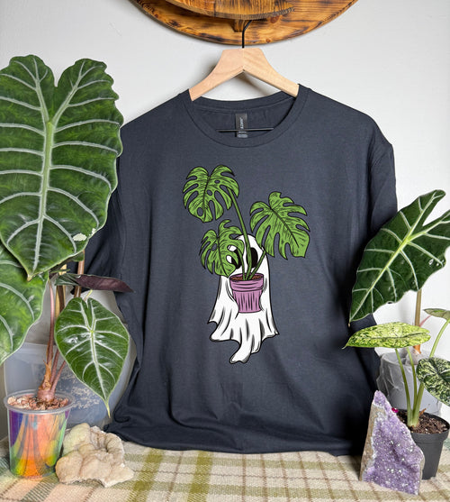 Monstera Ghostie Gildan Tops