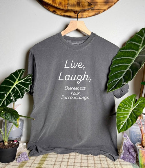Disrespect Your Surroundings Comfort Colors Tee