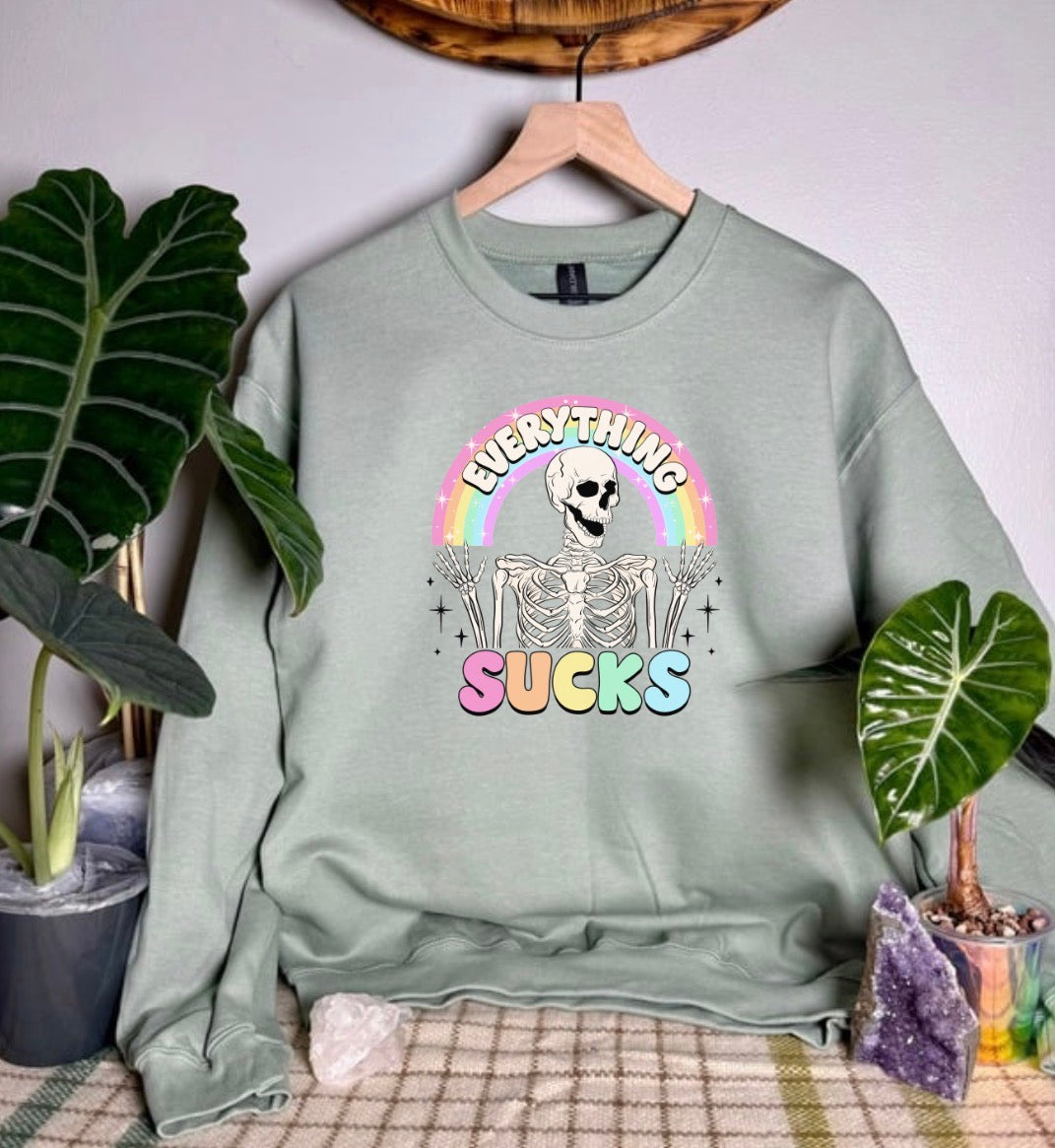 Everything Sucks Gildan Tops