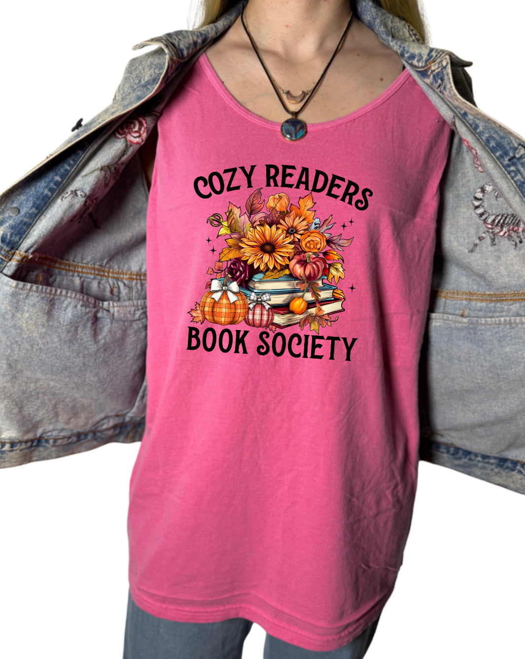 Cozy Readers Book Society Tank