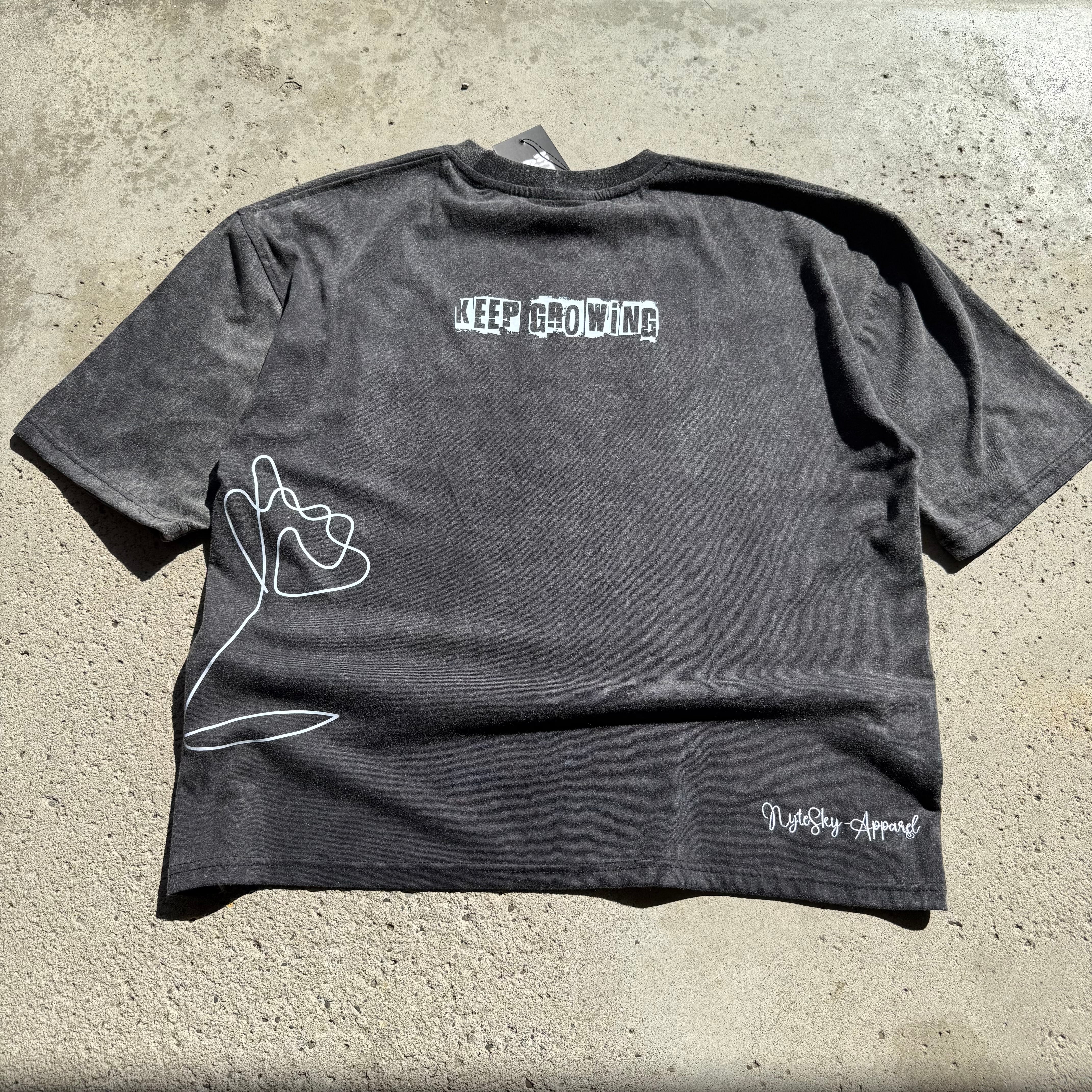 A Watched Bloomer Doesn’t Bloom NSA Black Tee Size L
