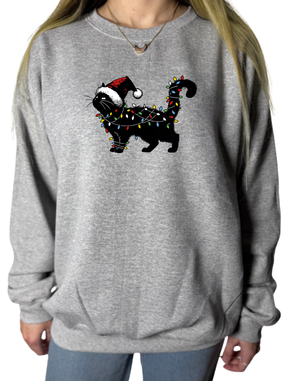 Holiday Cat Gildan Tops