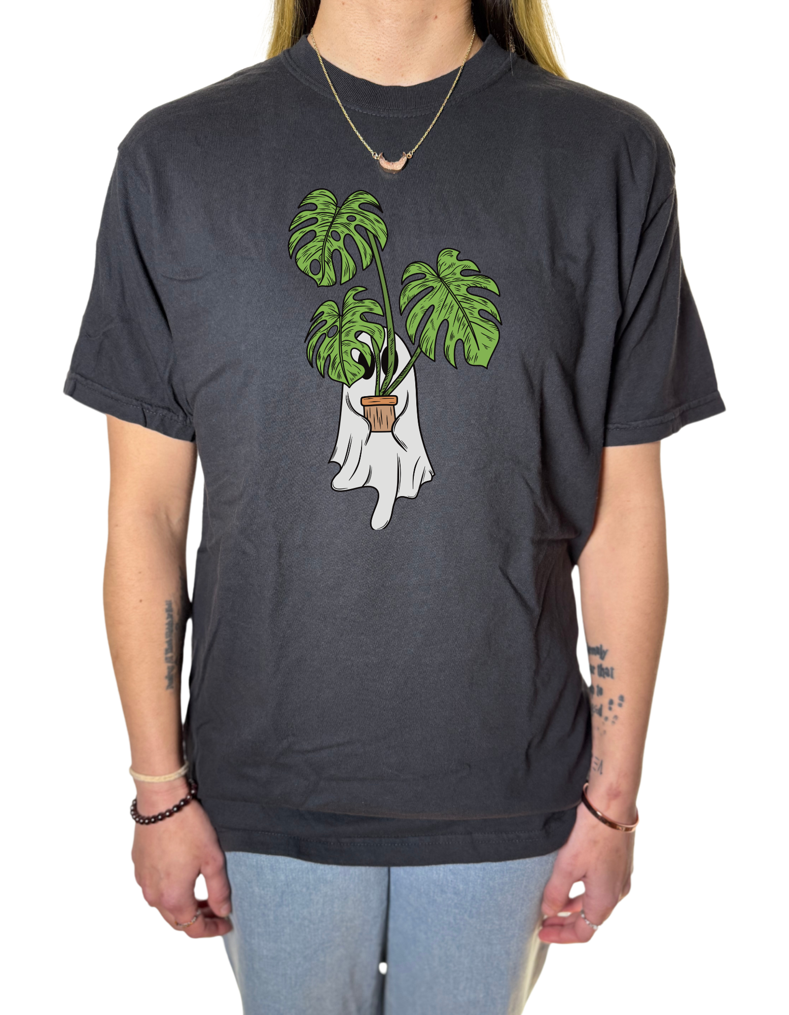 Monstera Ghostie Comfort Colors Tee