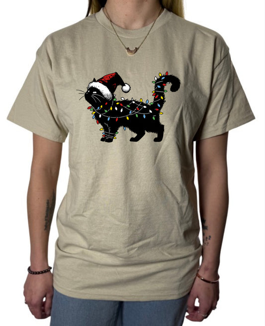 Holiday Cat Gildan Tops