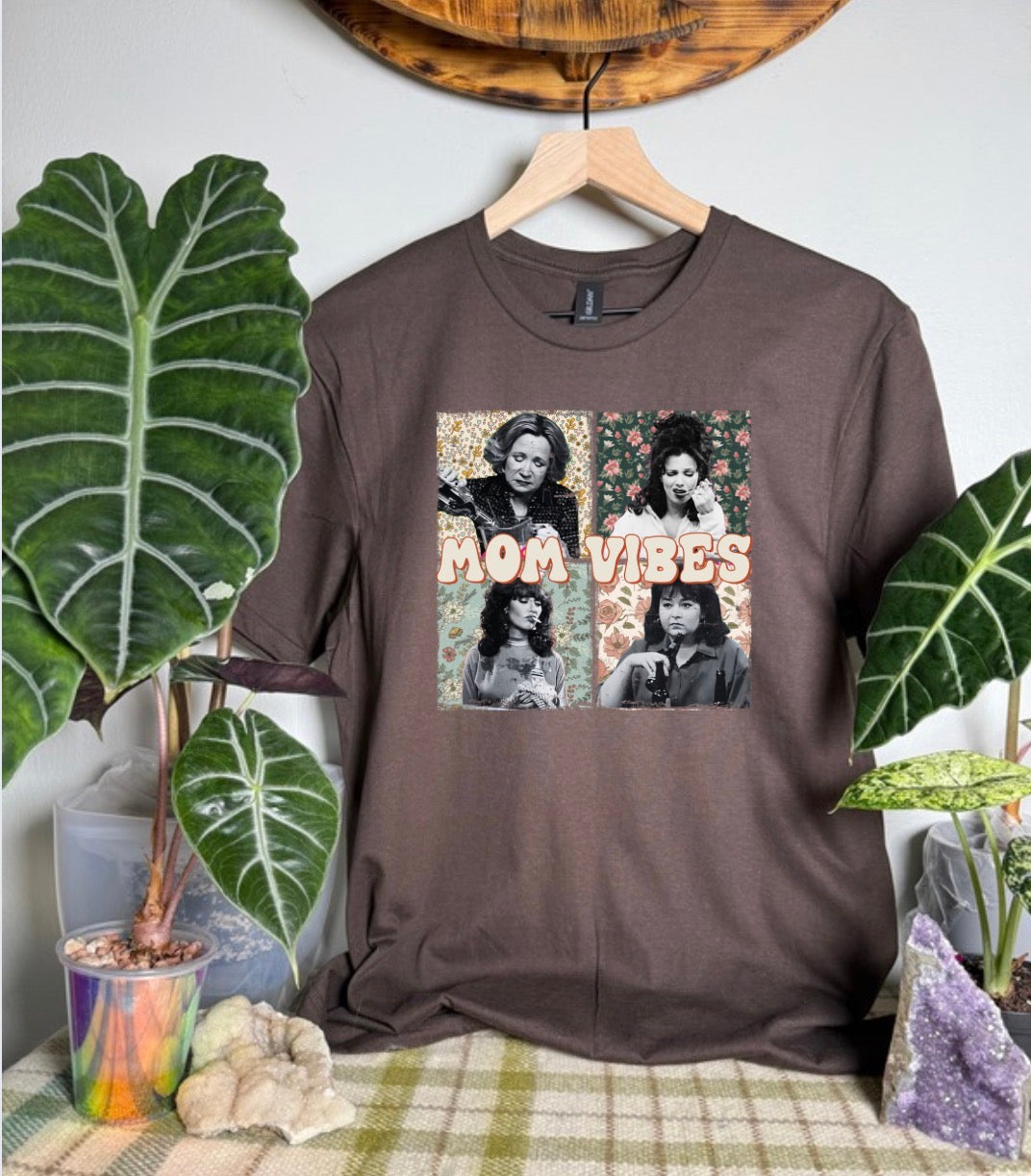 Mom Vibes Gildan Tops