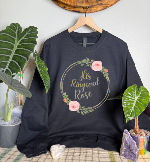 Officially Licensed L. Ballew: His Ringsend Rose Gildan Tops