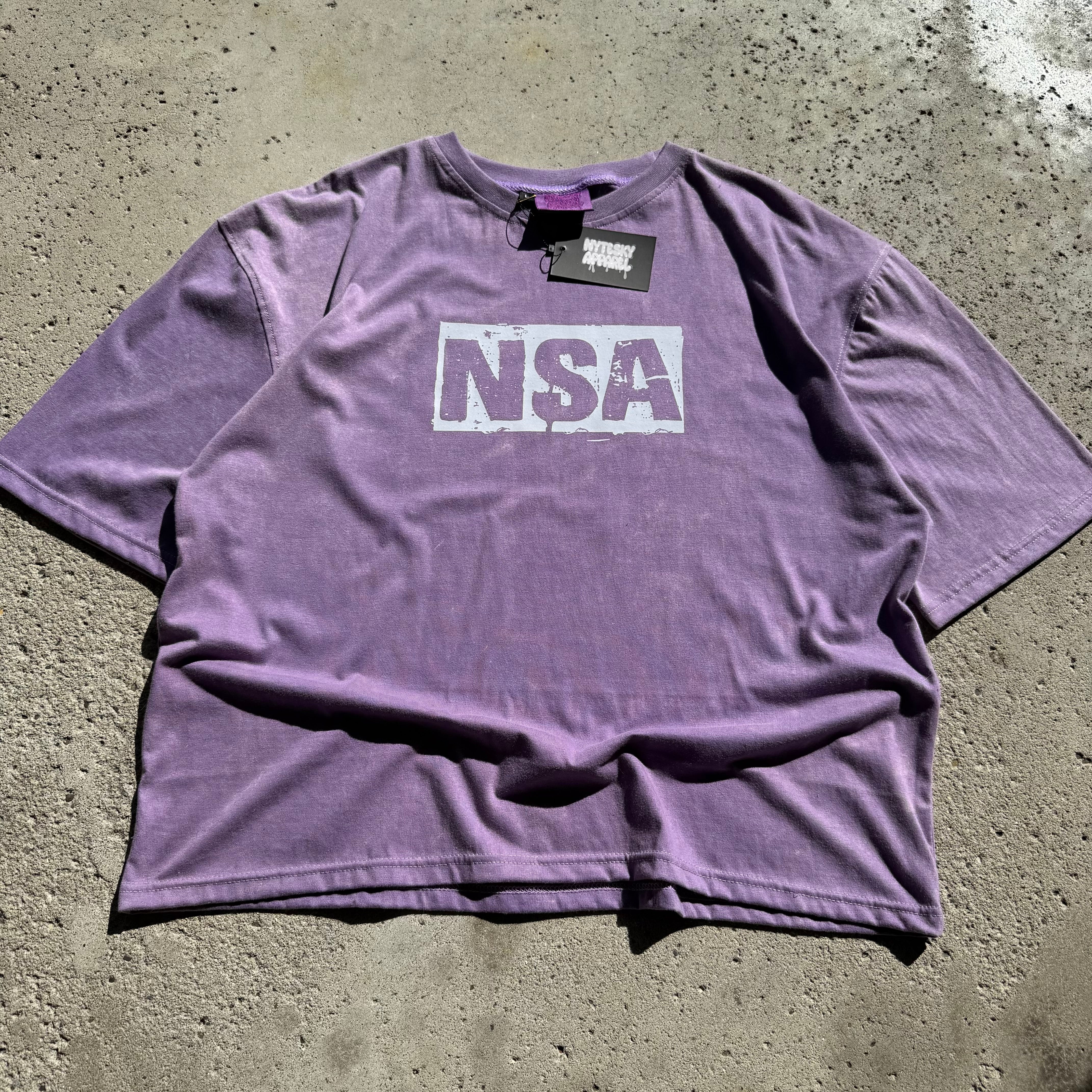 Still Learning To Walk On My Own NSA Purple Tee Size L