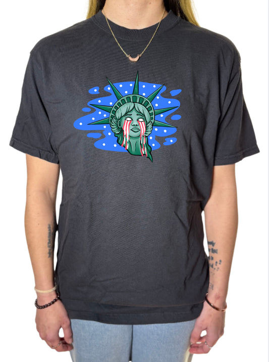 Lady Liberty Comfort Colors Tee