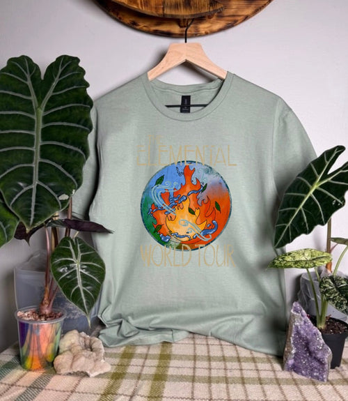 Officially Licensed Brea Lamb: The Elemental World Tour Gildan Tops