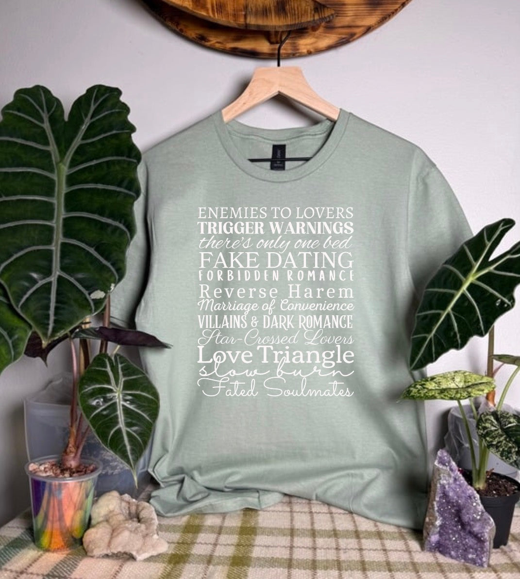 Bookish Tropes Gildan Tops