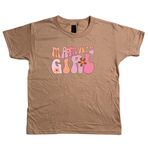 Mamas Girl Youth Gildan Tops