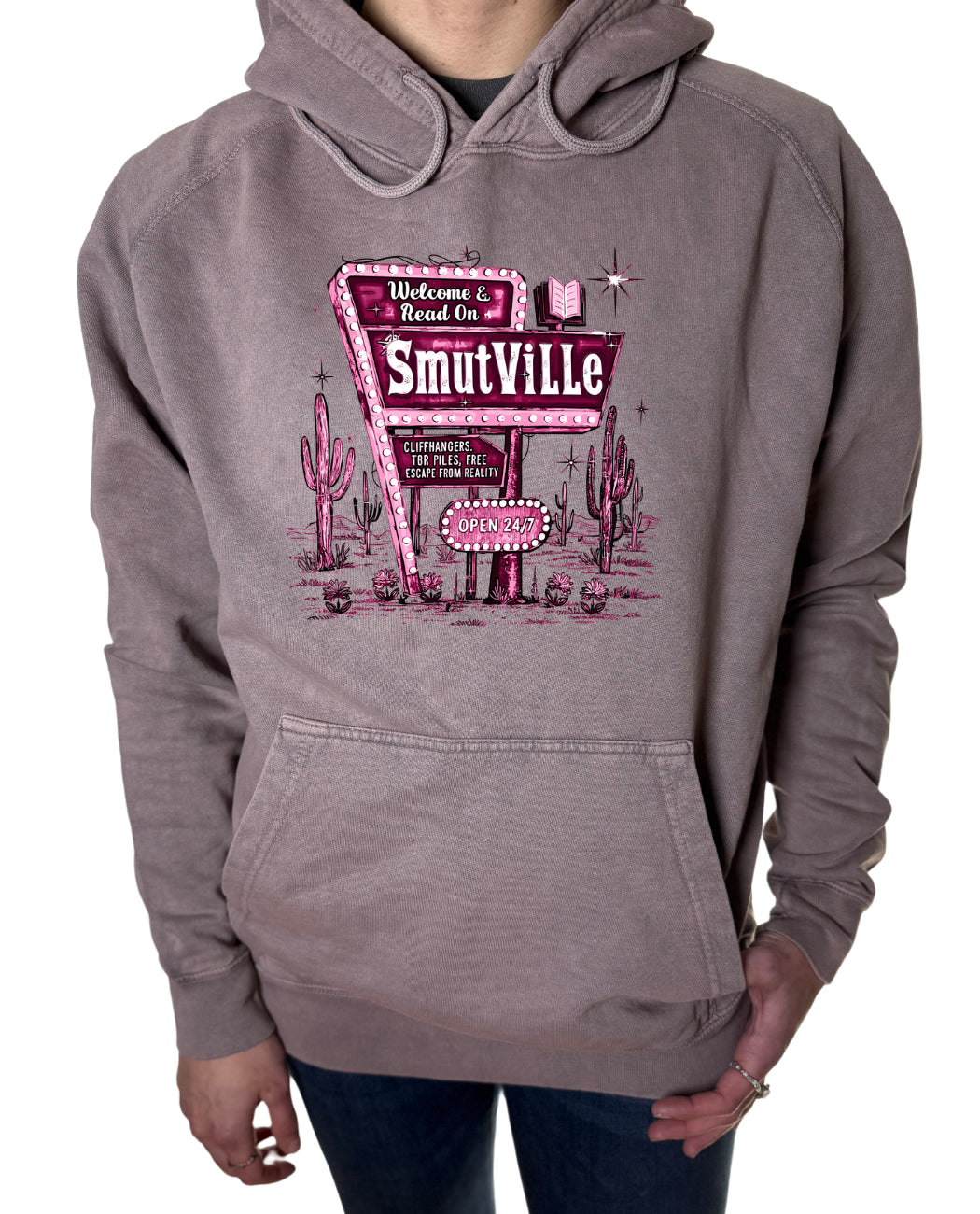 SmutVille Vintage Wash Hoodie