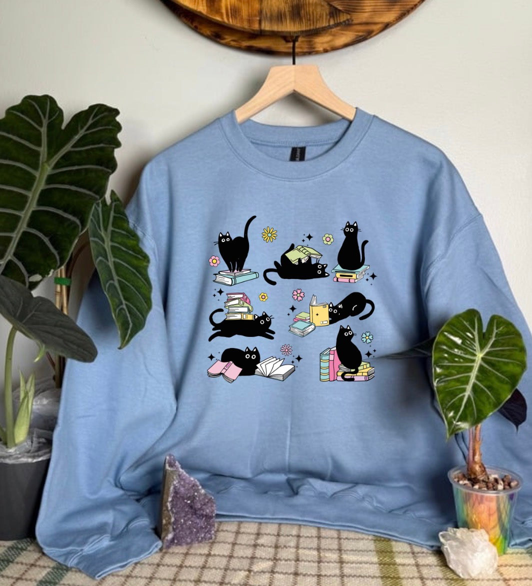 Cats & Books Gildan Tops