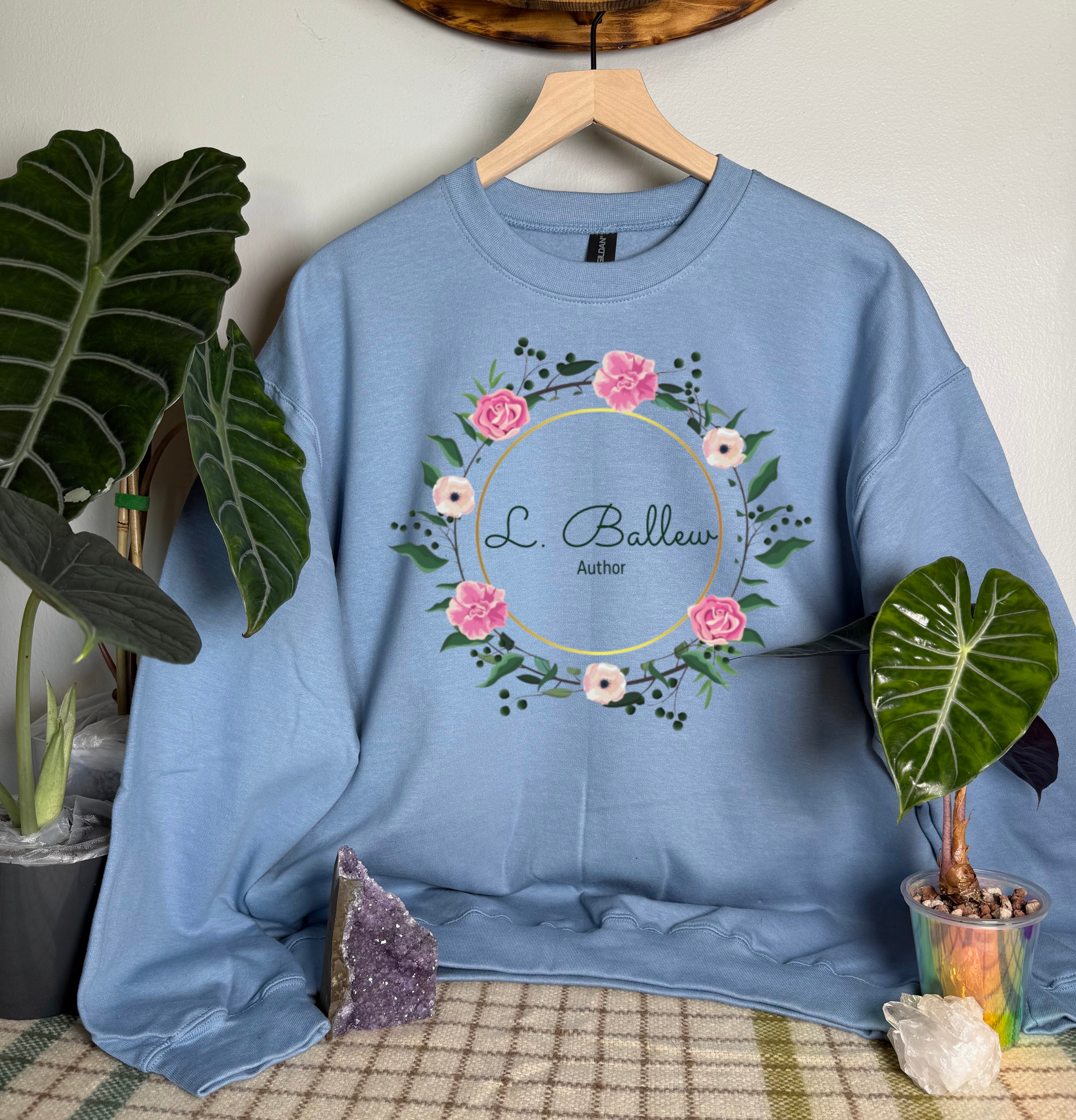 Officially Licensed L. Ballew: L. Ballew Author Gildan Tops