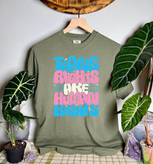 Trans Rights Comfort Colors Tee