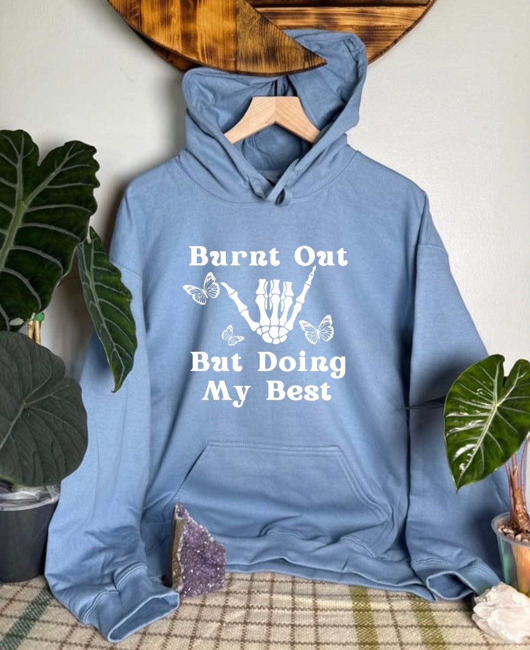 Burnt Out Gildan Tops