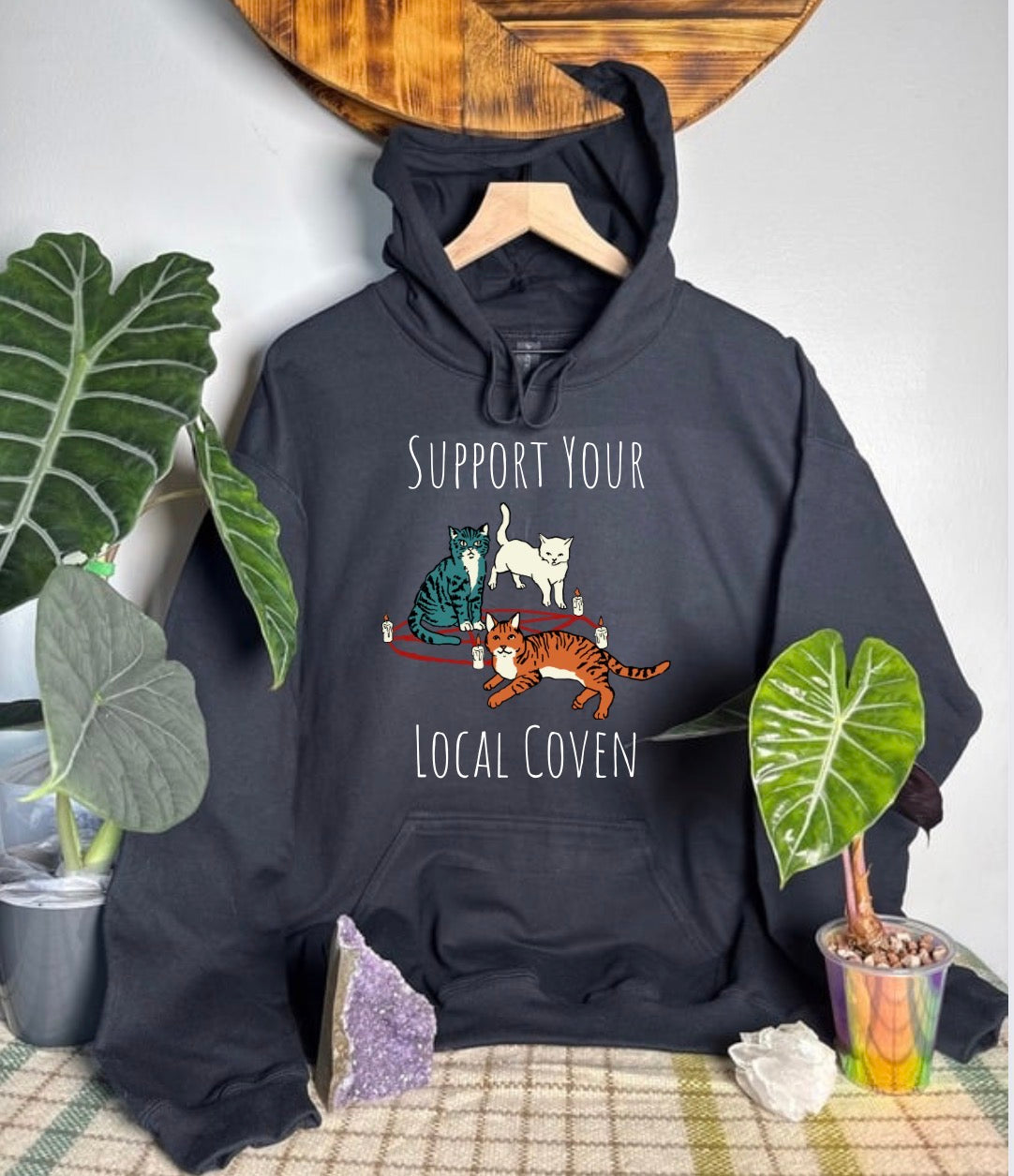 Support Your Local Coven Gildan Tops