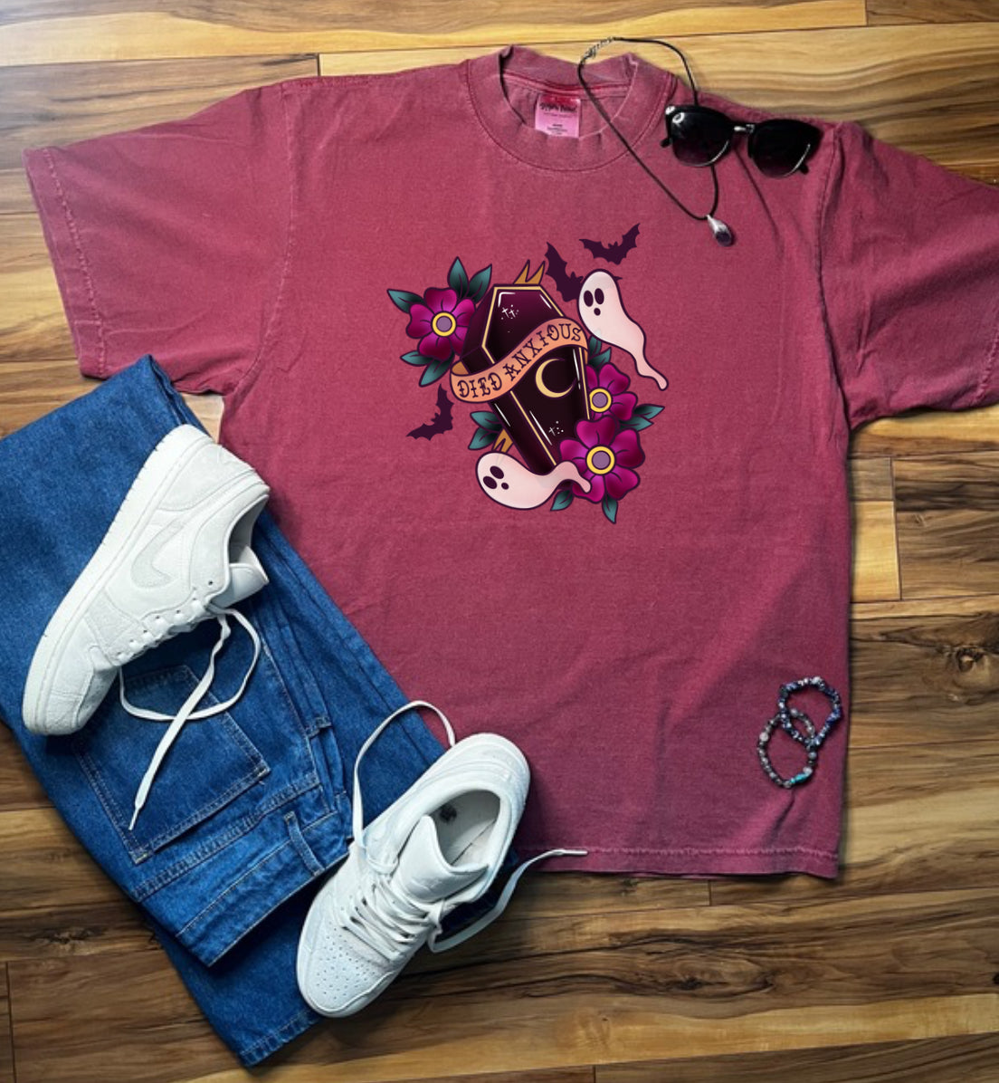 Died Anxious Shaka Wear Tee