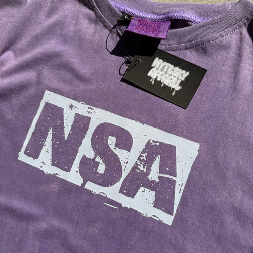 Still Learning To Walk On My Own NSA Purple Tee Size L