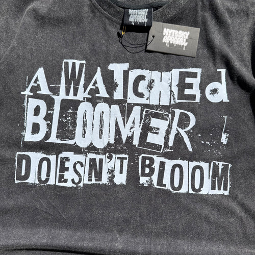 A Watched Bloomer Doesn’t Bloom NSA Black Tee Size L