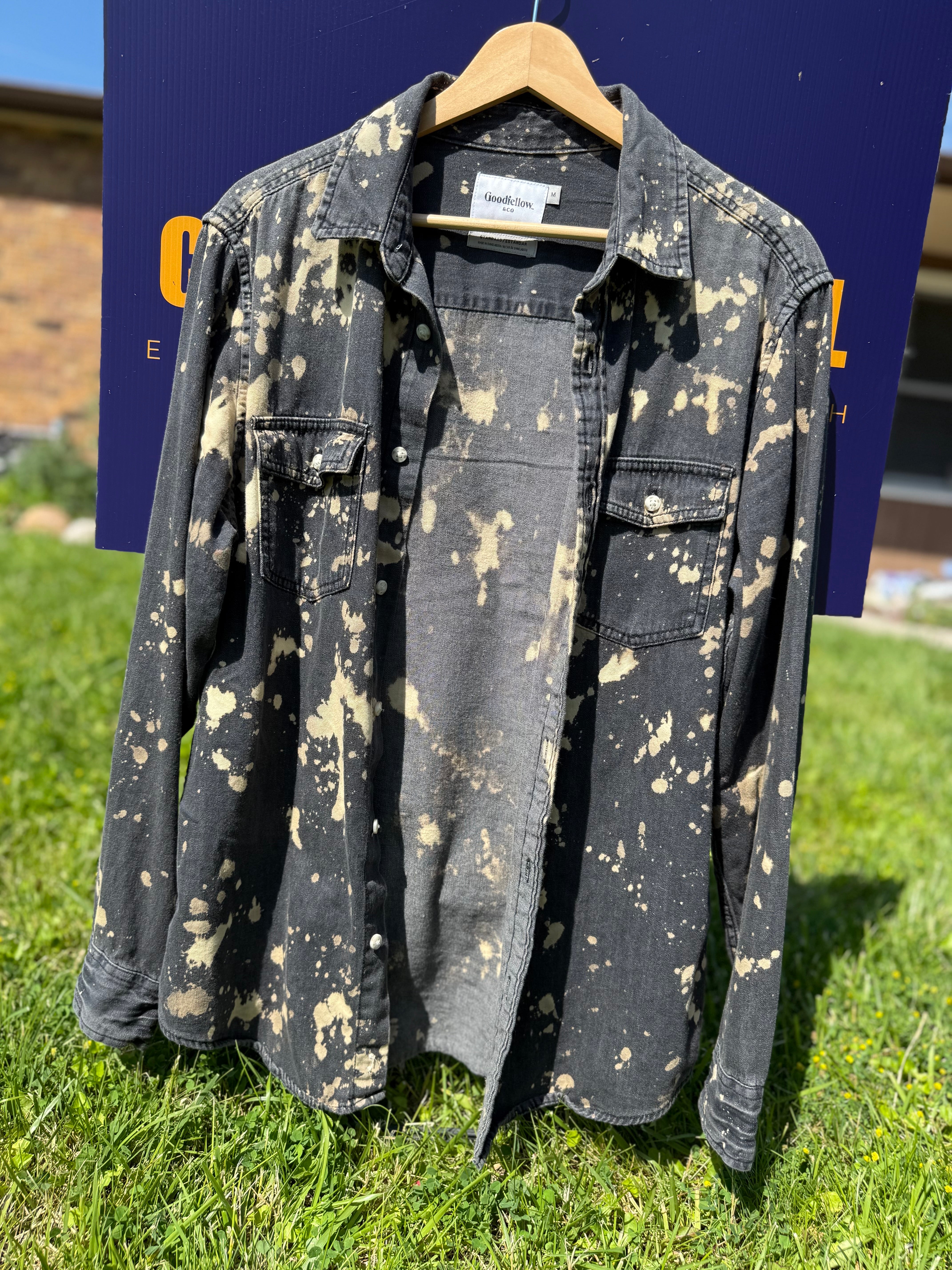BMTH Upthrift Button Up Size M