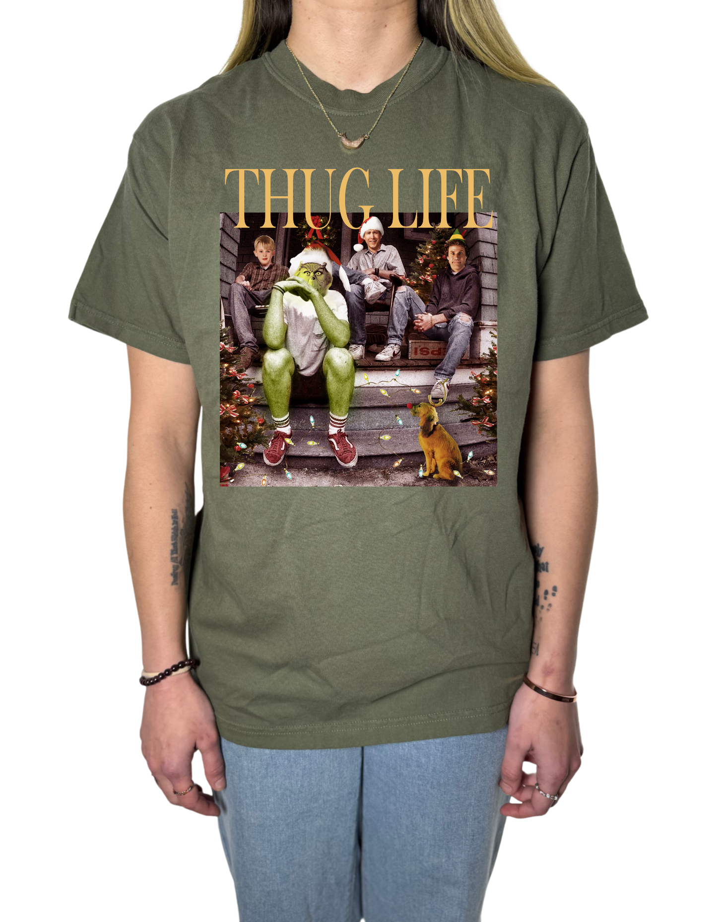 Thug Life Christmas Comfort Colors Tee