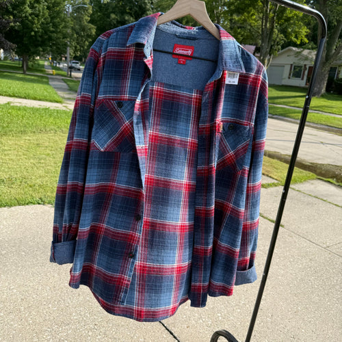 Honestav Bad Guy Upthrift Flannel Size L/XL