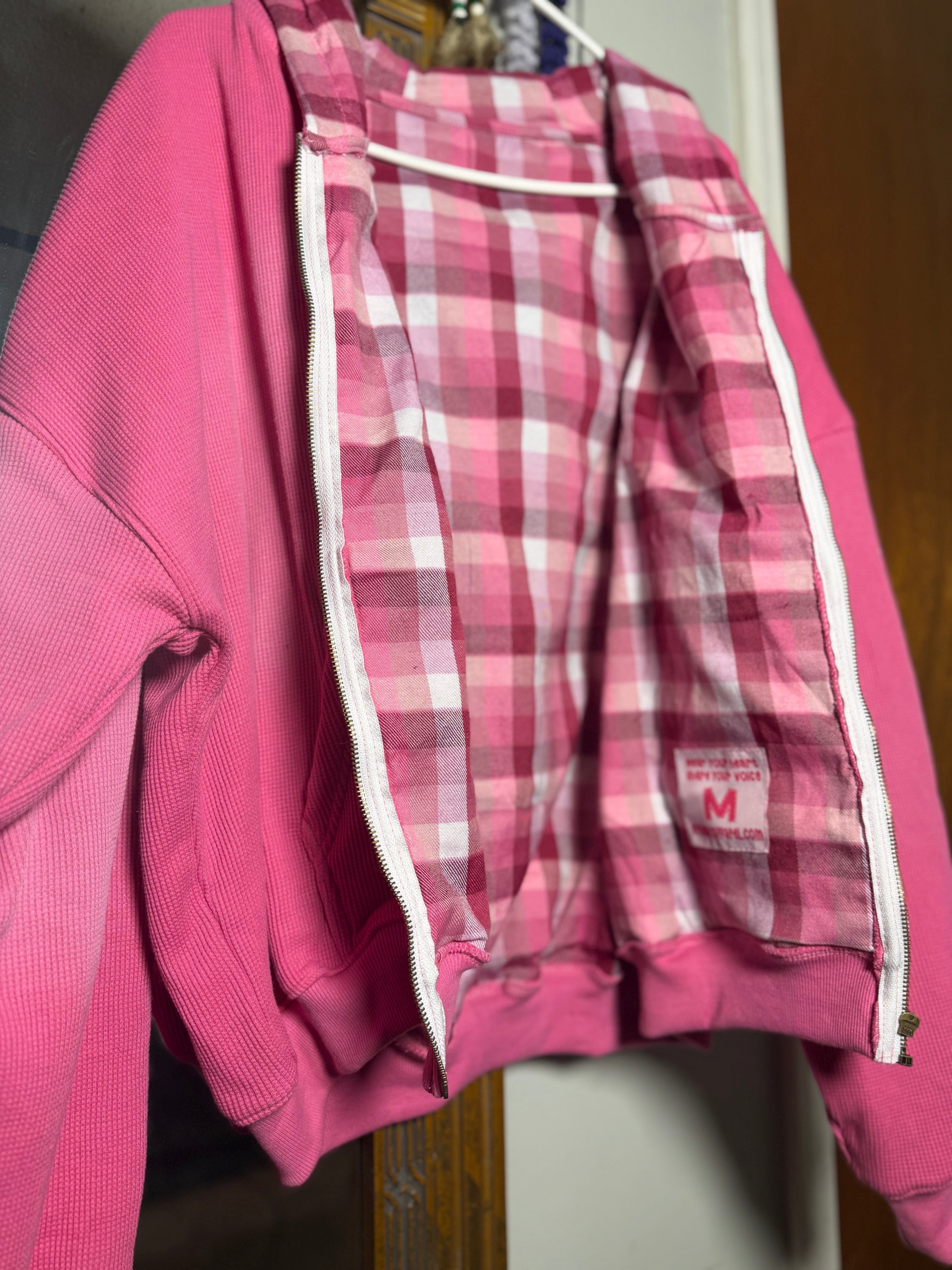 Pink Mental Health Matters Zip Up  Hoodie