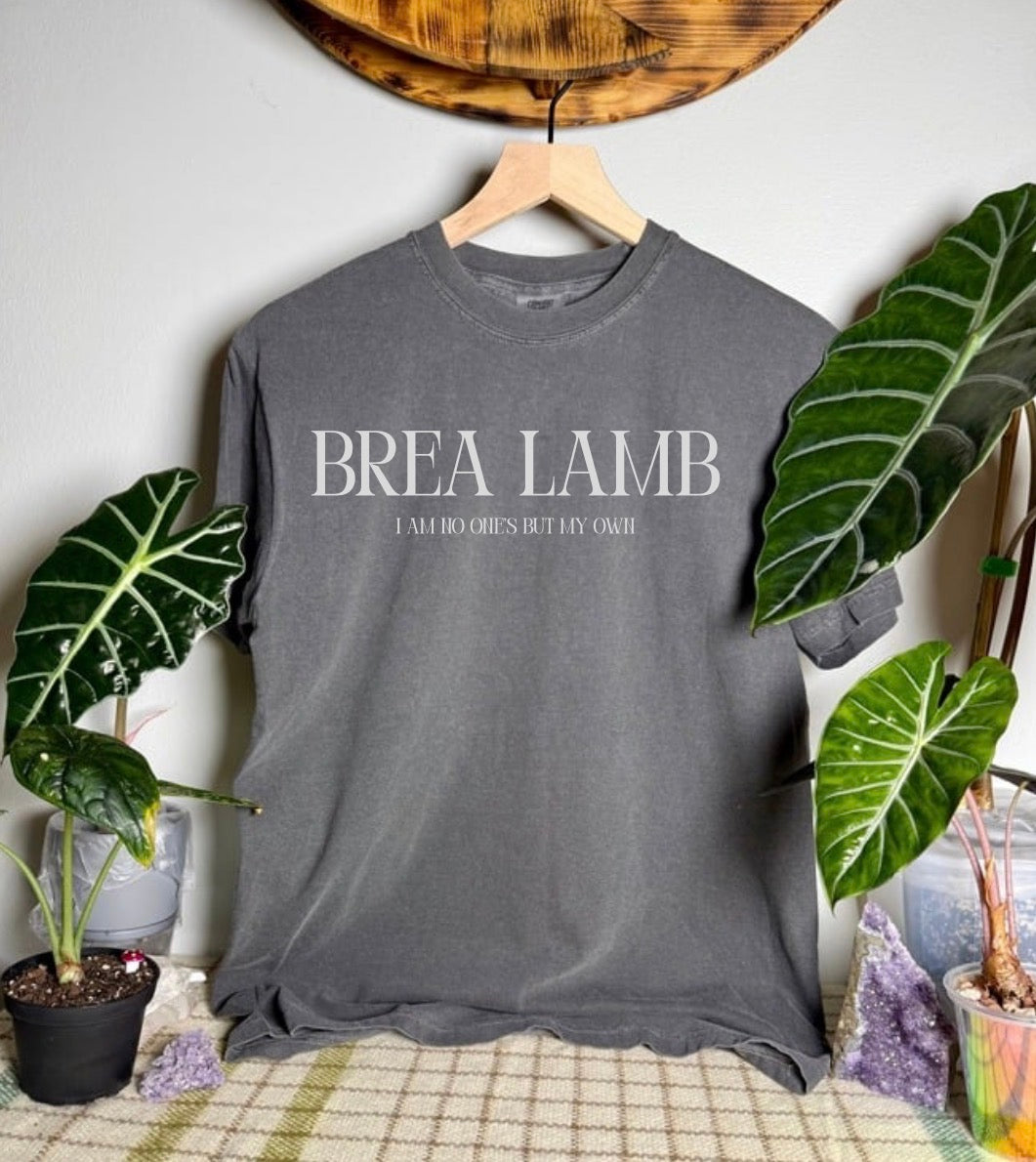 Officially Licensed Brea Lamb Comfort Colors Tee
