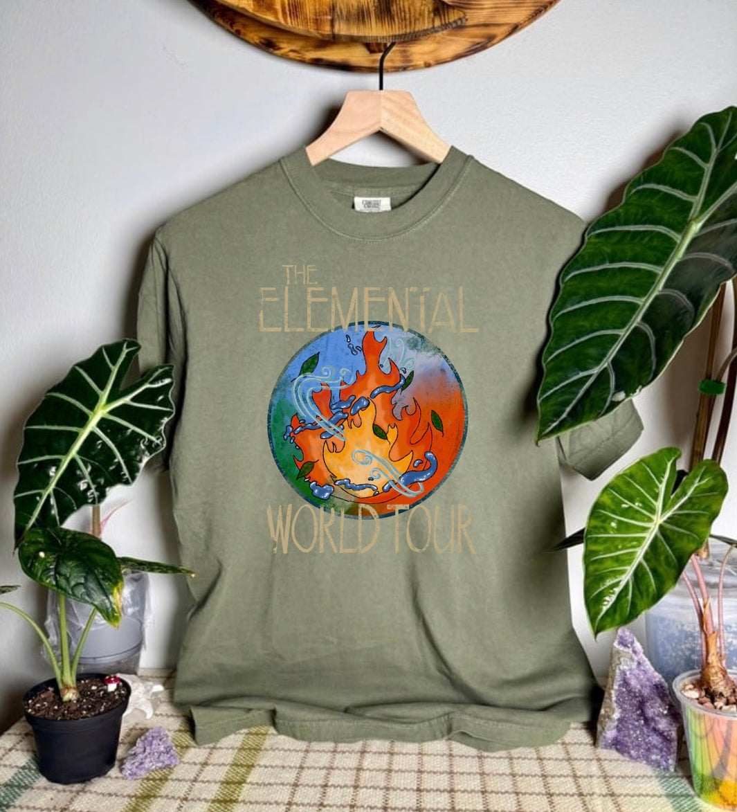 Officially Licensed Brea Lamb: The Elemental World Tour Comfort Colors Band Tee