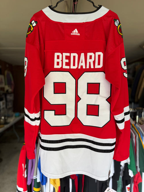 Preloved Adidas Chicago Blackhawks Bedard Jersey Size L