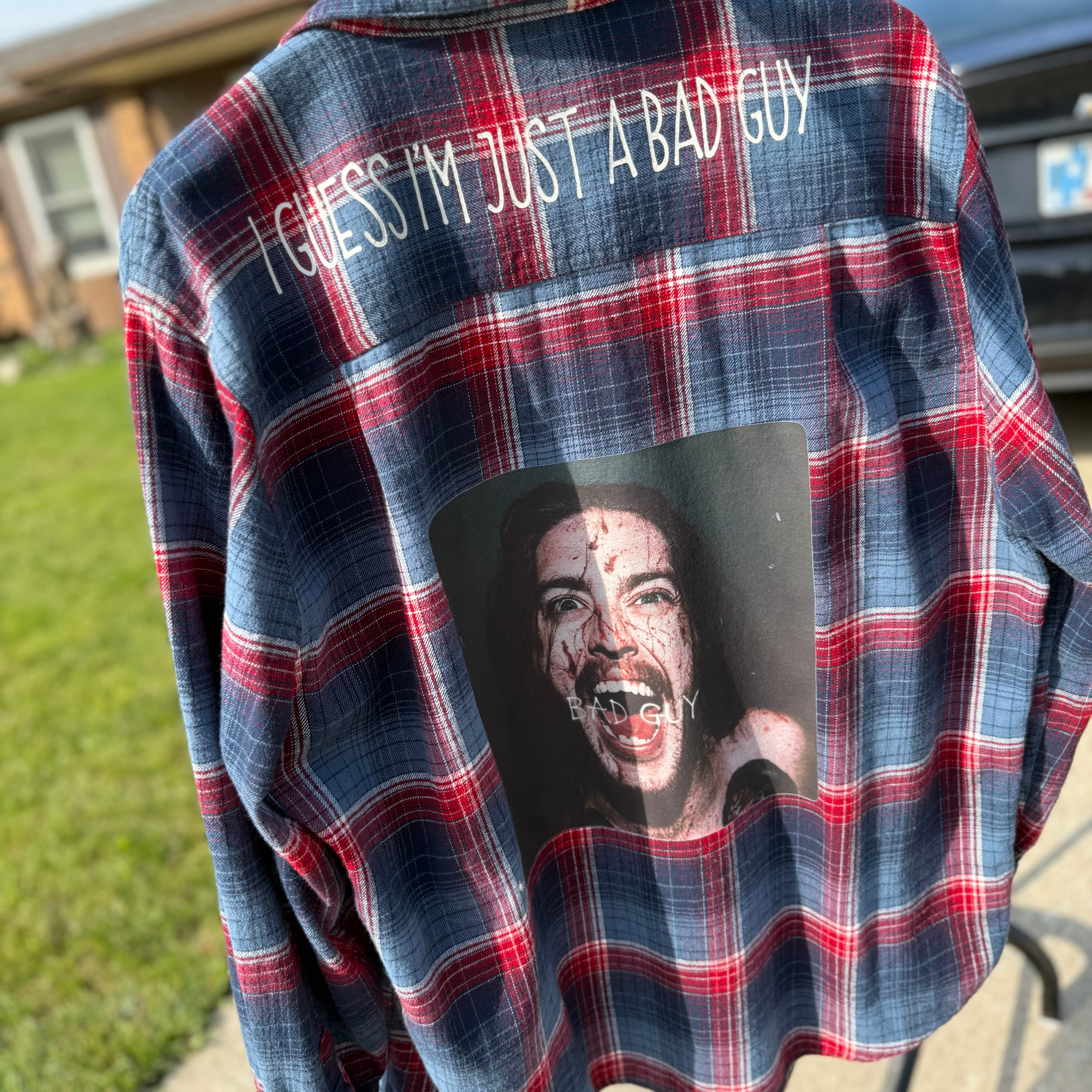 Honestav Bad Guy Upthrift Flannel Size L/XL