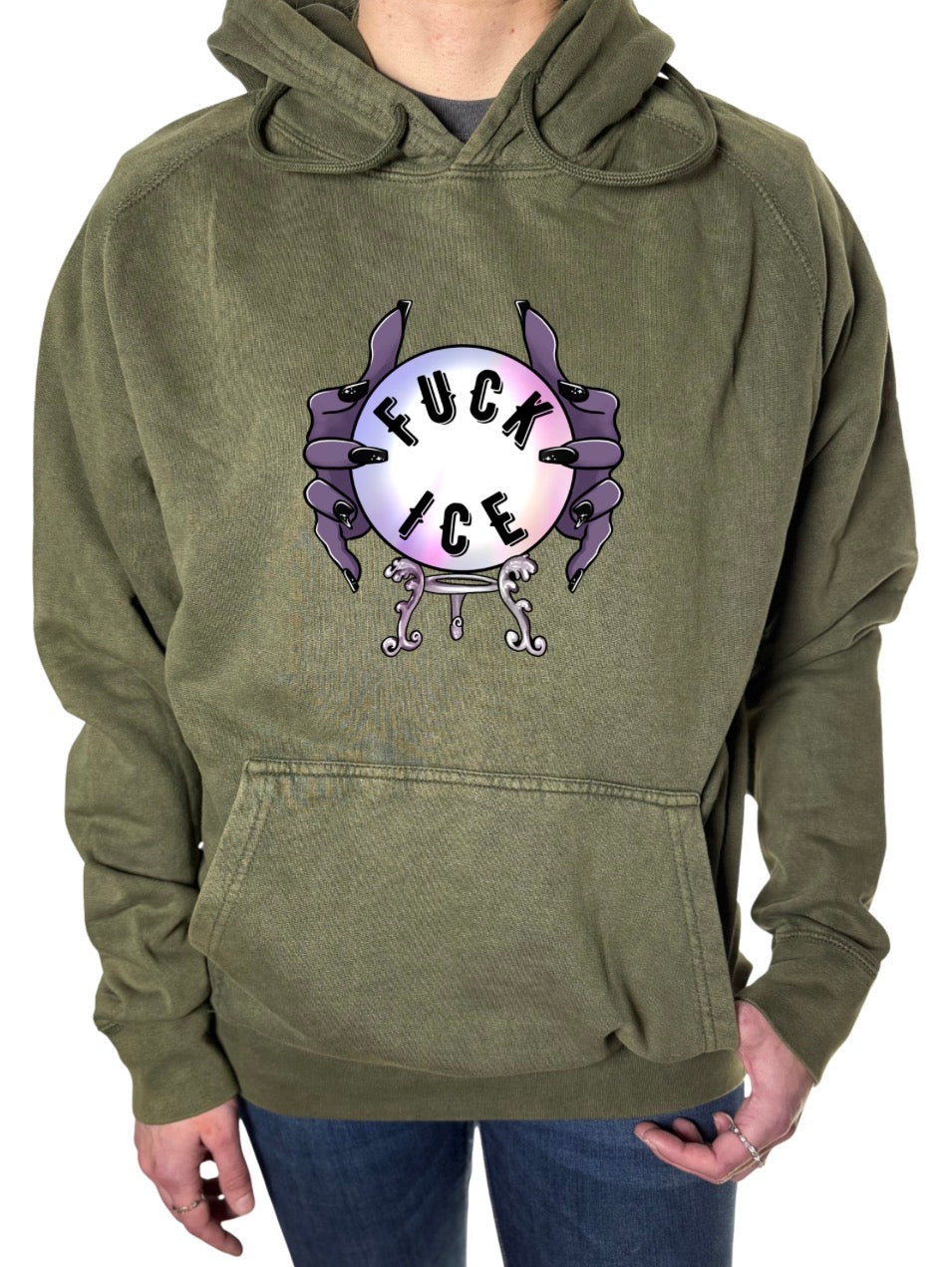 F 🧊 Vintage Wash Hoodie