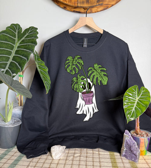 Monstera Ghostie Gildan Tops