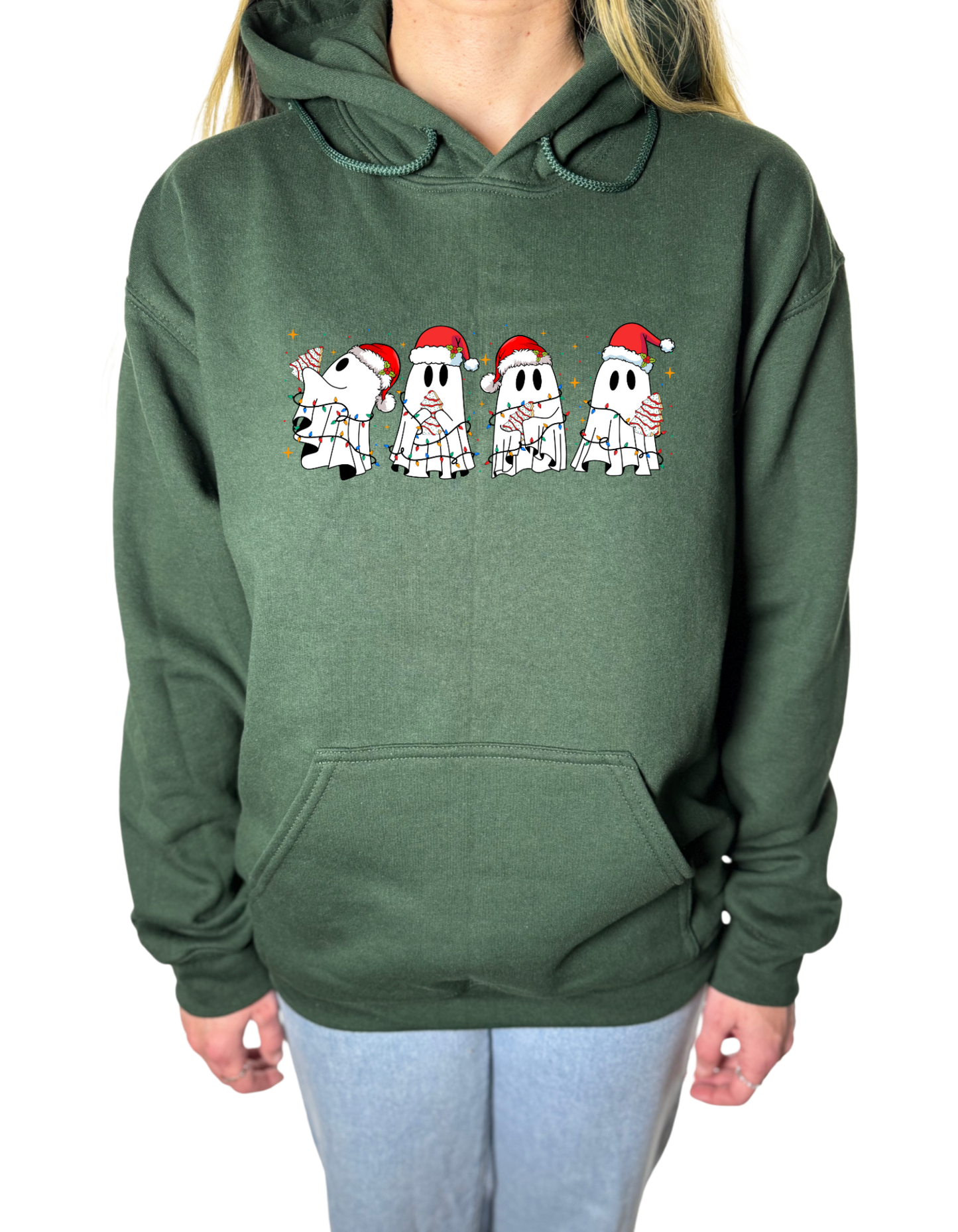 Christmas Cakes & Ghosties Gildan Tops